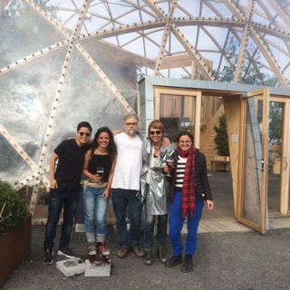 Encontro de tecnoxamanismo em Dome of Visions, Aarhus, Dinamarca