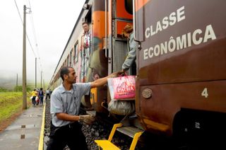 2013 - 17 de janeiro - Viagem de trem 