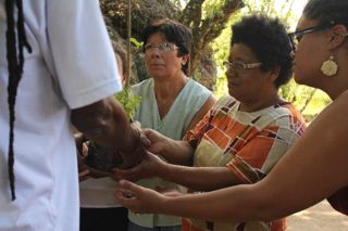 Entrega do Baobá às mulheres na comunidade quilombola Monjolo - Rio Grande do Sul