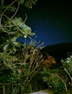 Venus, Jupiter e a fruta Pão alineando no niver do Fabrício no Fojo