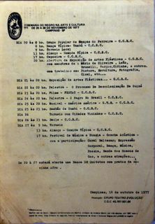 Programação III Semana do Negro na Arte e Cultura
