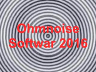 Ohmnoise Softwar 2016  Technoshamanism