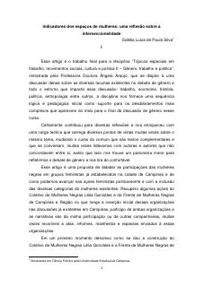 SILVA_Sidélia Indicadores dos espaços de mulheres_ uma reflexão sobre a interseccionalidade
