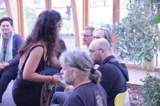 Encontro de tecnoxamanismo em Dome of Visions, Aarhus, Dinamarca