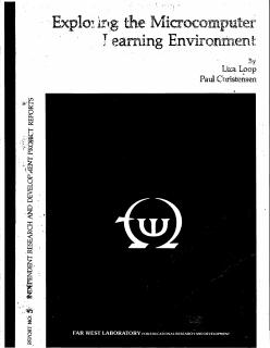 Exploring the Microcomputer Learning Environment - Nov. 1980