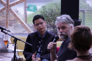 Encontro de tecnoxamanismo em Dome of Visions, Aarhus, Dinamarca