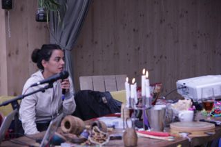 Encontro de tecnoxamanismo em Dome of Visions, Aarhus, Dinamarca