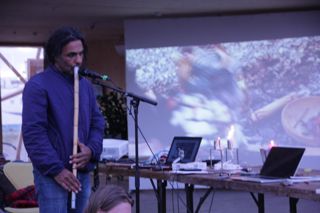 Encontro de tecnoxamanismo em Dome of Visions, Aarhus, Dinamarca
