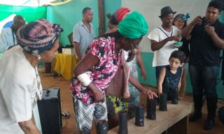 Plantio semente de Baobá na festa de 270 anos
