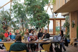 Encontro de tecnoxamanismo em Dome of Visions, Aarhus, Dinamarca
