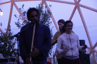 Encontro de tecnoxamanismo em Dome of Visions, Aarhus, Dinamarca