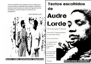 Audre Lorde - Coletânia