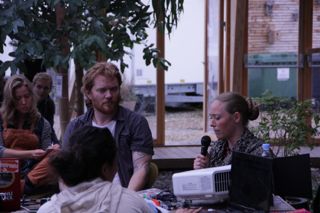Encontro de tecnoxamanismo em Dome of Visions, Aarhus, Dinamarca