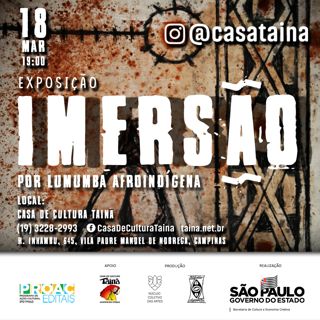 Imersão na Tainã com Lumumba Afroindígena
