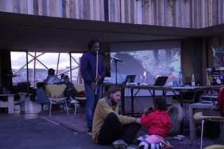 Encontro de tecnoxamanismo em Dome of Visions, Aarhus, Dinamarca