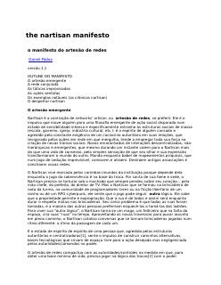 Manifesto Nartisan