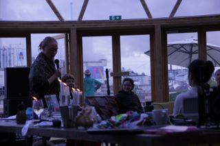 Encontro de tecnoxamanismo em Dome of Visions, Aarhus, Dinamarca