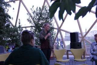 Encontro de tecnoxamanismo em Dome of Visions, Aarhus, Dinamarca