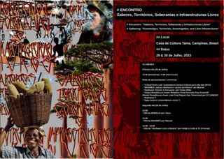 Flyer Encontro Soberania Tainã