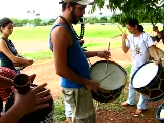 Ensaiando no Circo-Terreiro