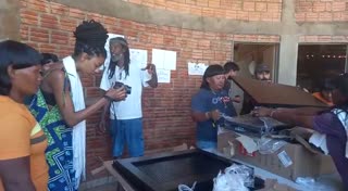 Pi'õ montando o Rack (casca)