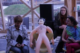 Encontro de tecnoxamanismo em Dome of Visions, Aarhus, Dinamarca