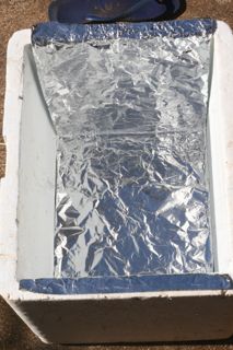 Construção de um forno solar - 02