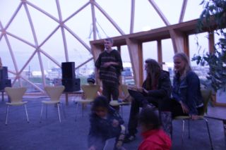Encontro de tecnoxamanismo em Dome of Visions, Aarhus, Dinamarca